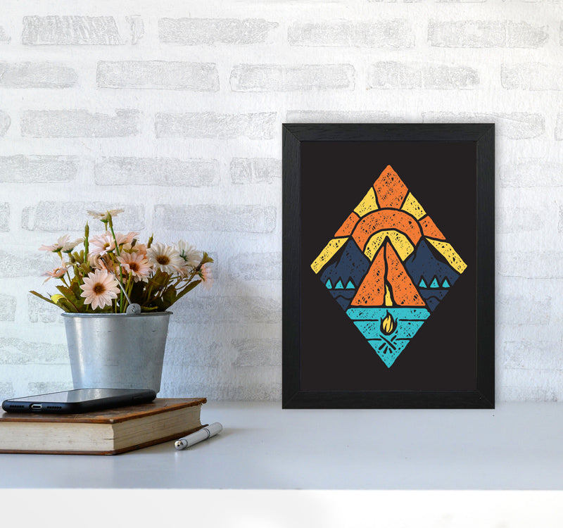Adventure Is Here Art Print by Jason Stanley A4 White Frame