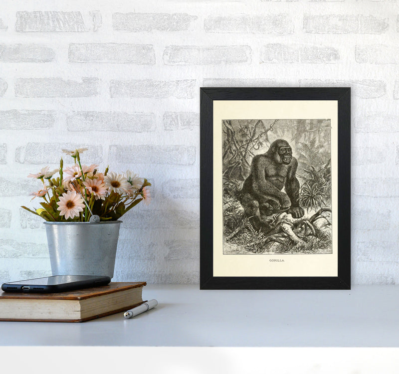 The Other King Of The Jungle Art Print by Jason Stanley A4 White Frame