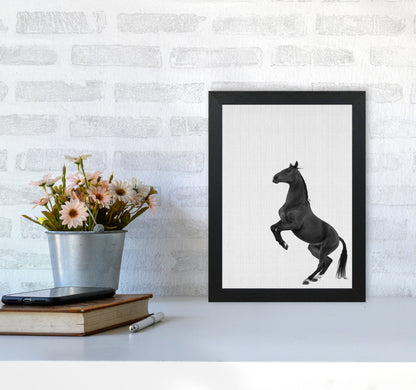 The Dark Horse Rides At Night #2 Art Print by Jason Stanley A4 White Frame