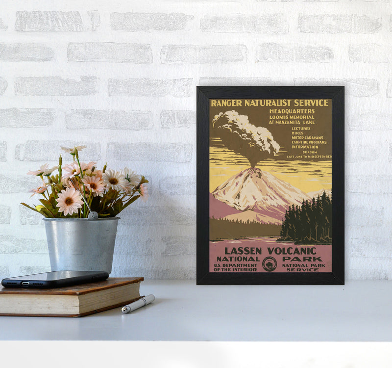 Lassen Volcanic National Park Art Print by Jason Stanley A4 White Frame