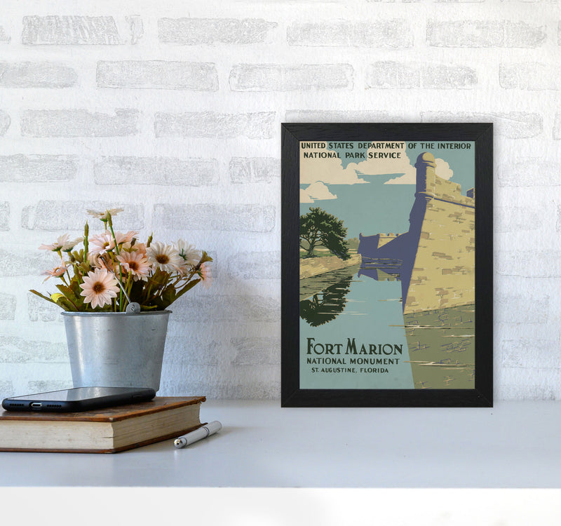 Fort Marion National Park Art Print by Jason Stanley A4 White Frame