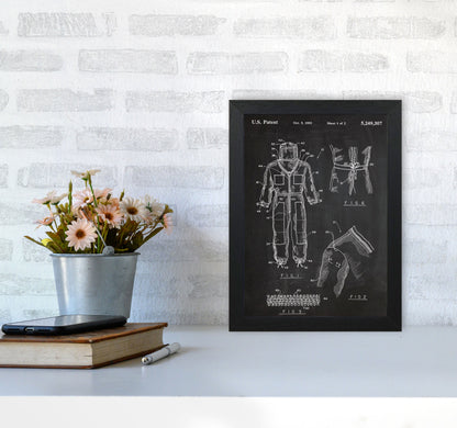 Bee Suit Patent Art Print by Jason Stanley A4 White Frame