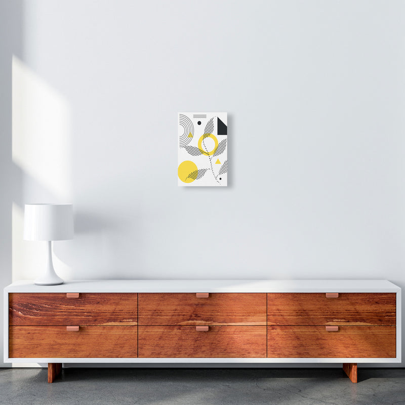 Abstract Halftone Shapes 2 Art Print by Jason Stanley A4 Canvas