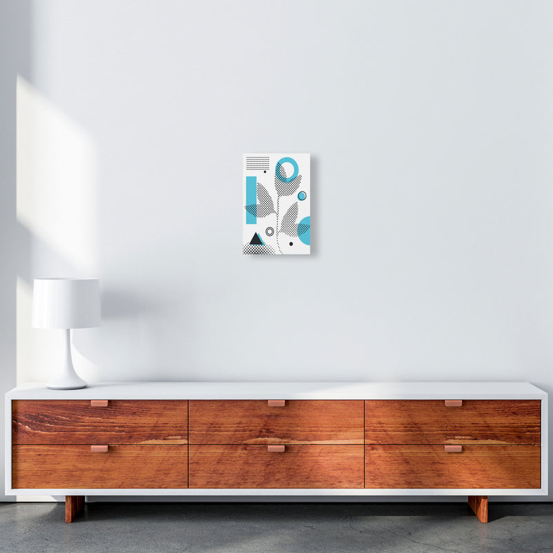 Abstract Halftone Shapes 3 Art Print by Jason Stanley A4 Canvas