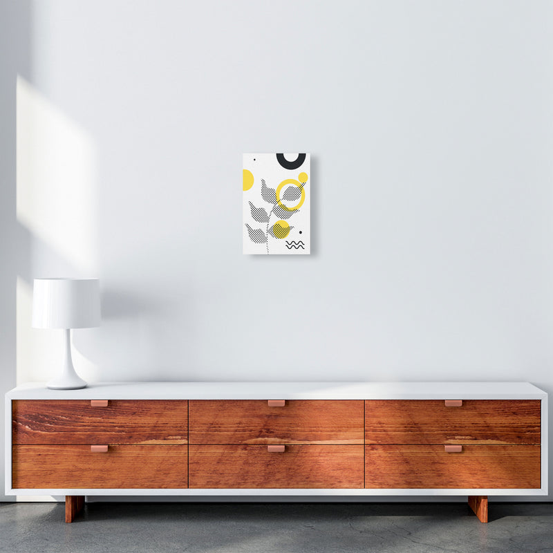 Abstract Halftone Shapes 4 Art Print by Jason Stanley A4 Canvas