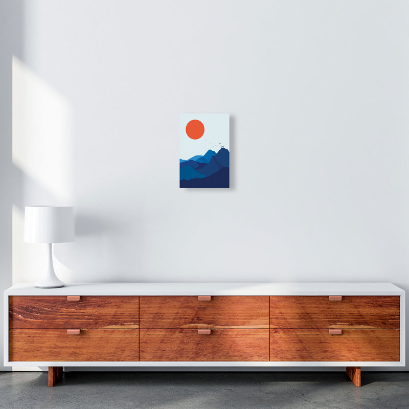 Japanese Mountain Sunrise Art Print by Jason Stanley A4 Canvas