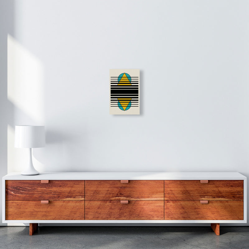 Geometric Suns. IIII Art Print by Jason Stanley A4 Canvas