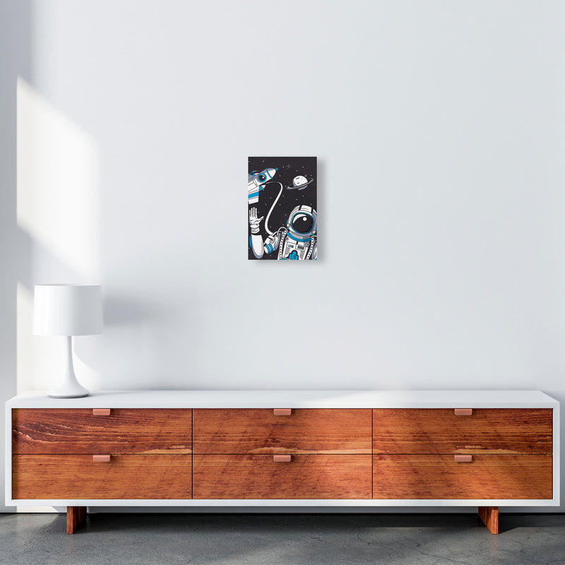 Hello From Space Art Print by Jason Stanley A4 Canvas