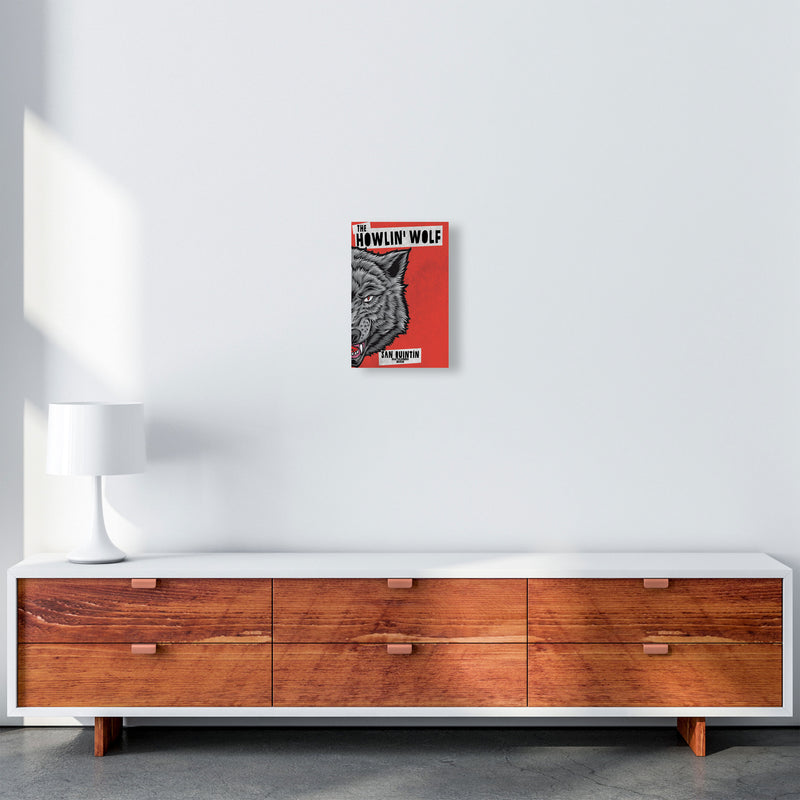 The Howlin Wolf Art Print by Jason Stanley A4 Canvas