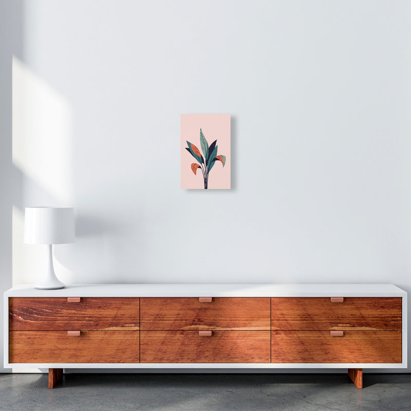 Pink Plant Art Print by Jason Stanley A4 Canvas