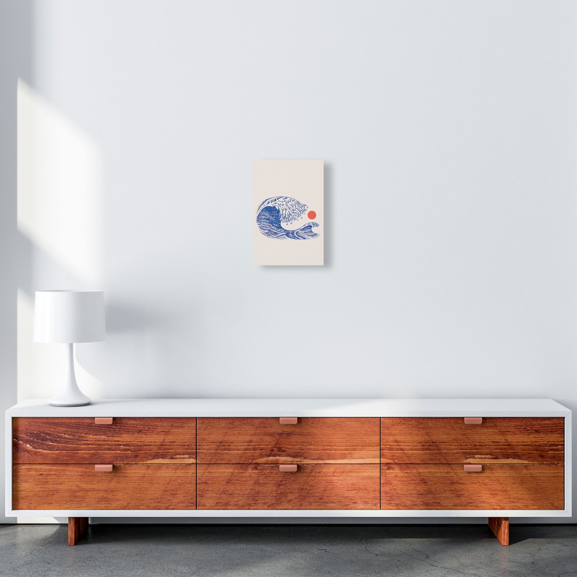 The Wave II Art Print by Jason Stanley A4 Canvas