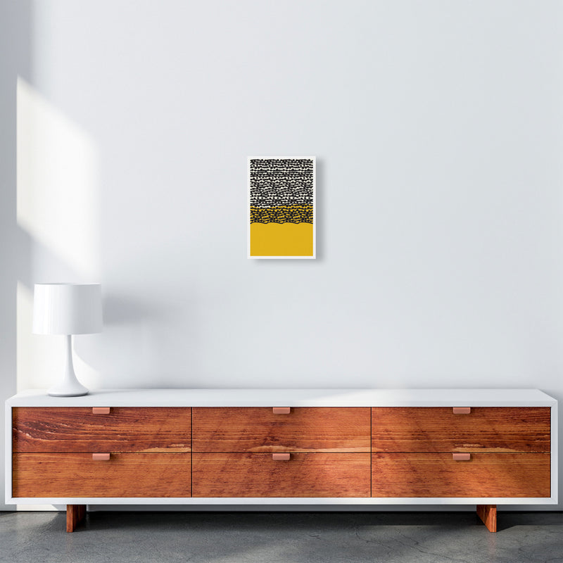 Yellow Vibe Art Print by Jason Stanley A4 Canvas