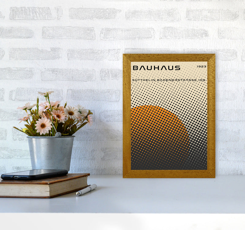 Bauhaus Geometric Yellow Vibe Art Print by Jason Stanley A4 Print Only