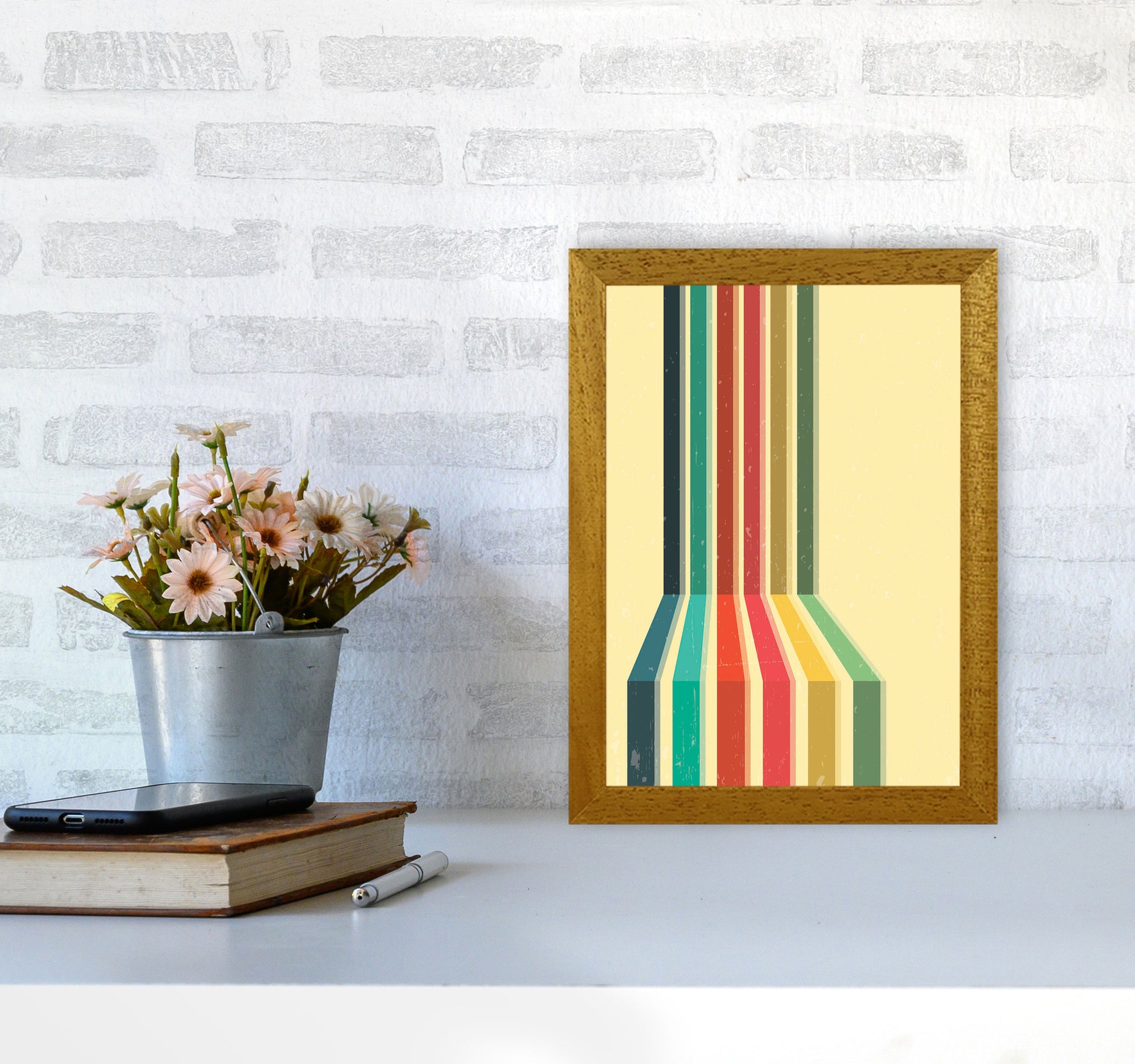 Minimal Geometric Series - 50 Art Print by Jason Stanley A4 Print Only