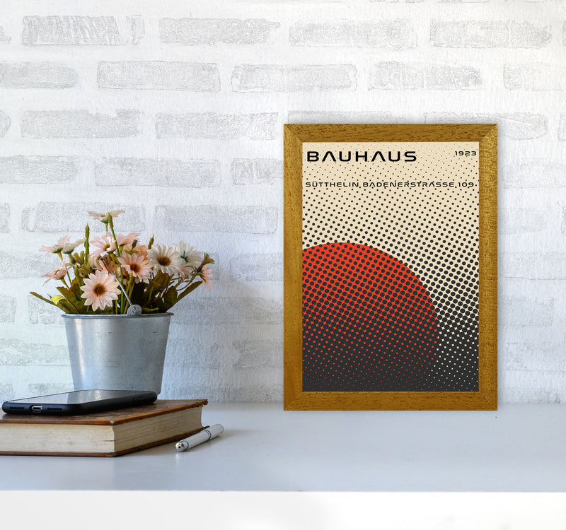 Bauhaus Geometric Red Vibe Art Print by Jason Stanley A4 Print Only