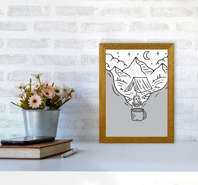 It All Started With Coffee Art Print by Jason Stanley A4 Print Only