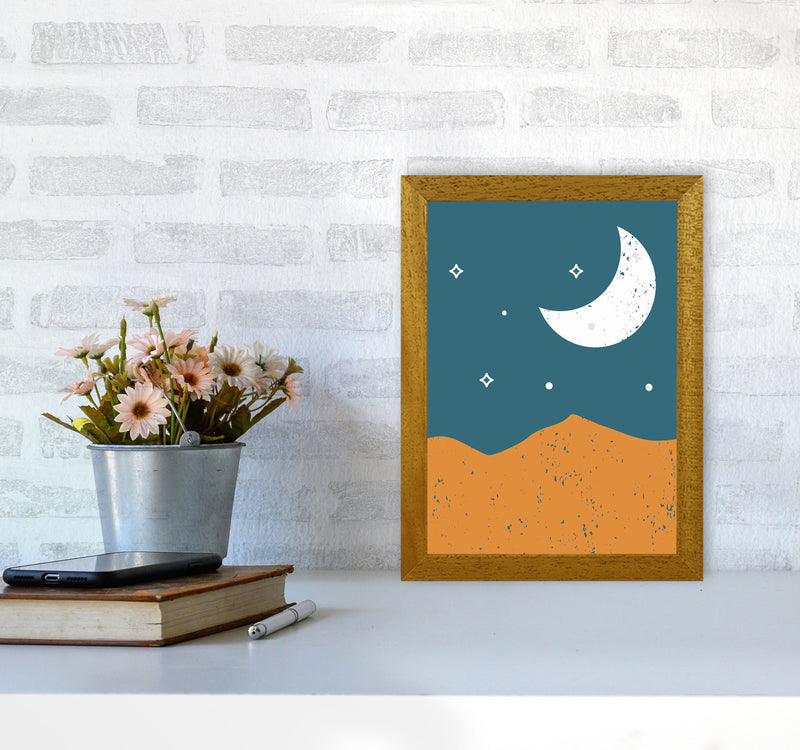 Moonrise Over The Mountain Art Print by Jason Stanley A4 Print Only
