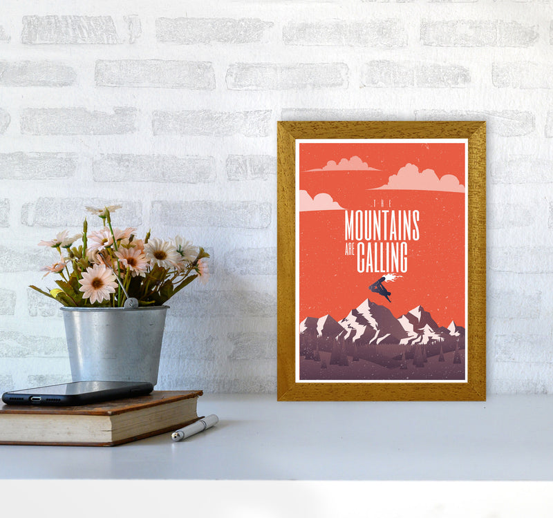 The Mountains Are Calling Art Print by Jason Stanley A4 Print Only