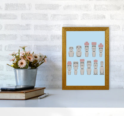 Monolithic Human Figures Art Print by Jason Stanley A4 Print Only