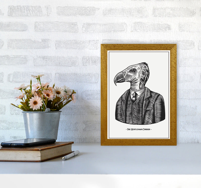 The Gentleman Condor Art Print by Jason Stanley A4 Print Only