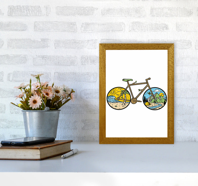 Best Bike Ride Ever Art Print by Jason Stanley A4 Print Only