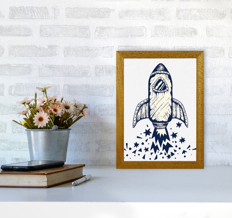 5-4-3-2-1-Blastoff Art Print by Jason Stanley A4 Print Only