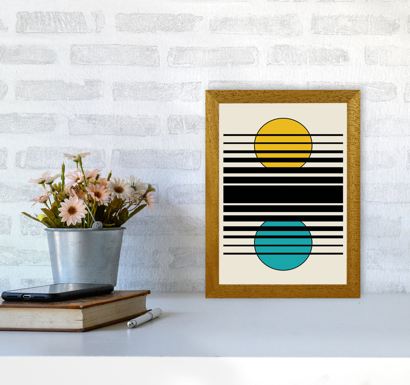 Geometric Suns III Art Print by Jason Stanley A4 Print Only