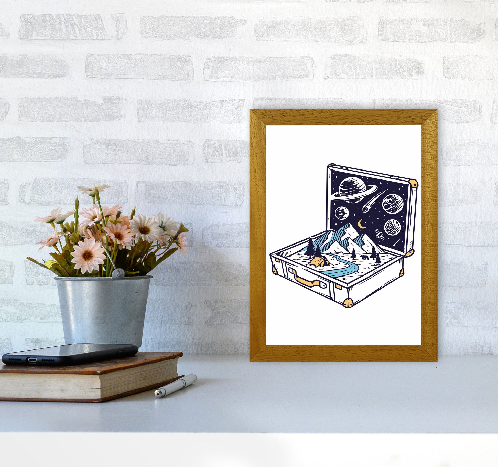 Carry On Carry All Art Print by Jason Stanley A4 Print Only