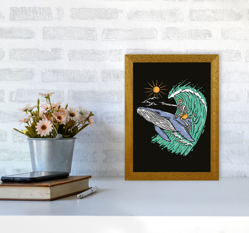 Going Straight! Art Print by Jason Stanley A4 Print Only