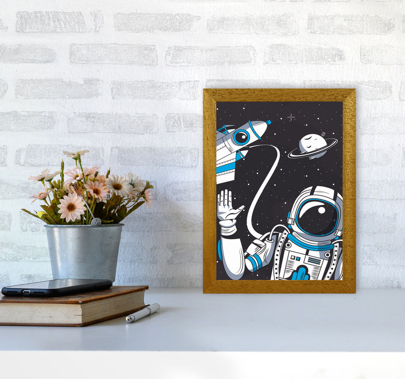 Hello From Space Art Print by Jason Stanley A4 Print Only