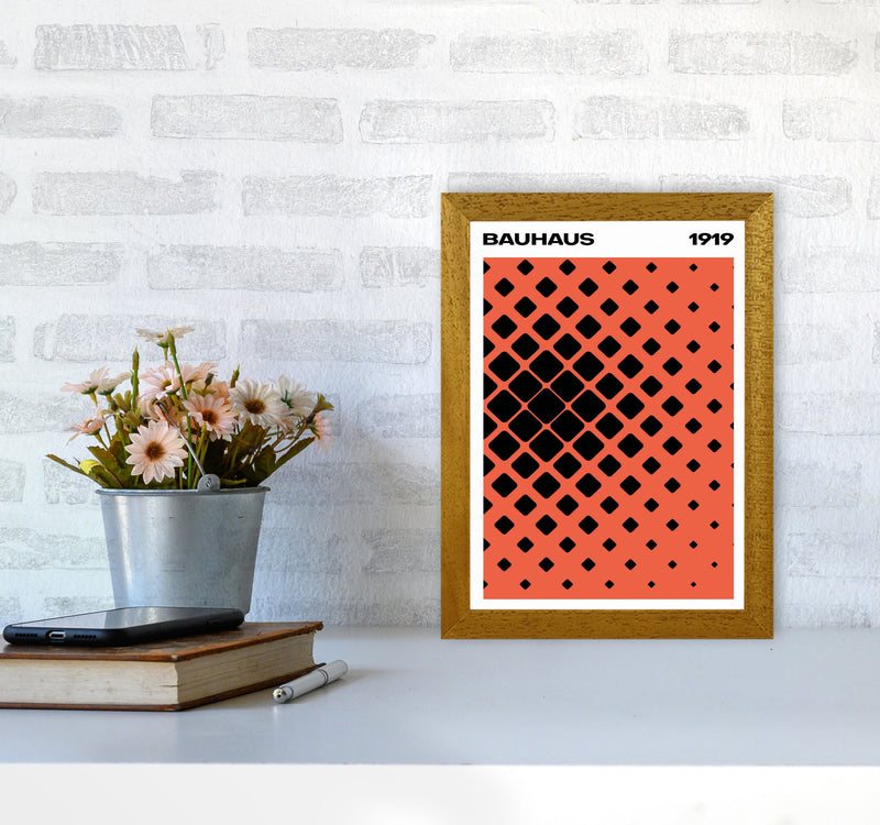Bauhaus 1919 Red Art Print by Jason Stanley A4 Print Only