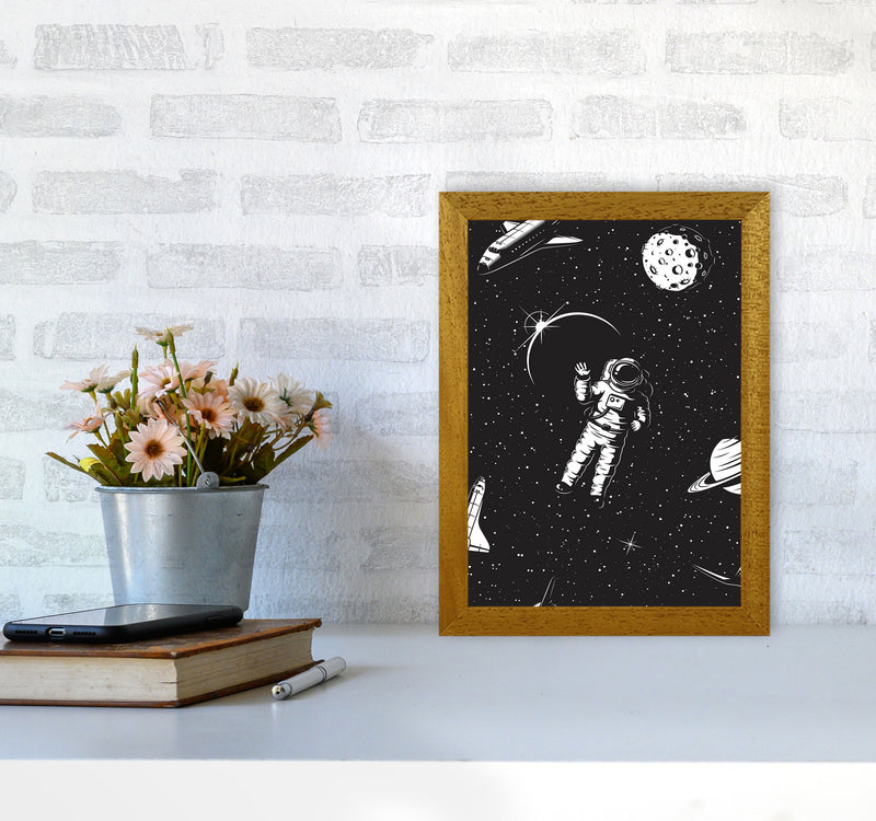 Hello Spaceman Art Print by Jason Stanley A4 Print Only
