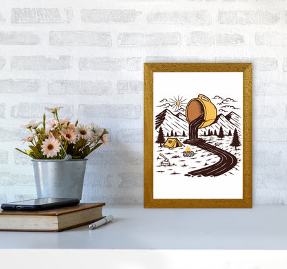 Coffee Is Life Art Print by Jason Stanley A4 Print Only