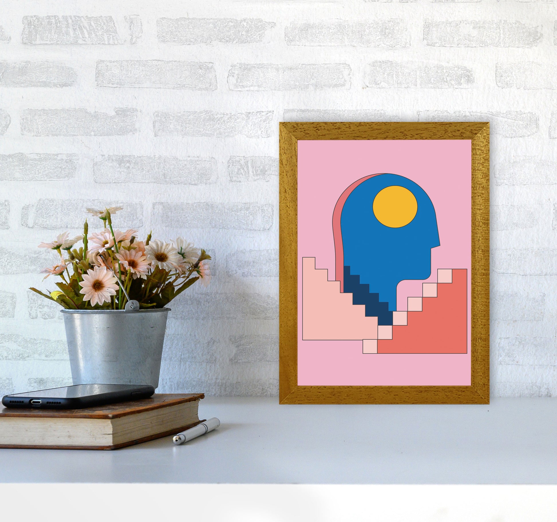 Keep Climbing Art Print by Jason Stanley A4 Print Only
