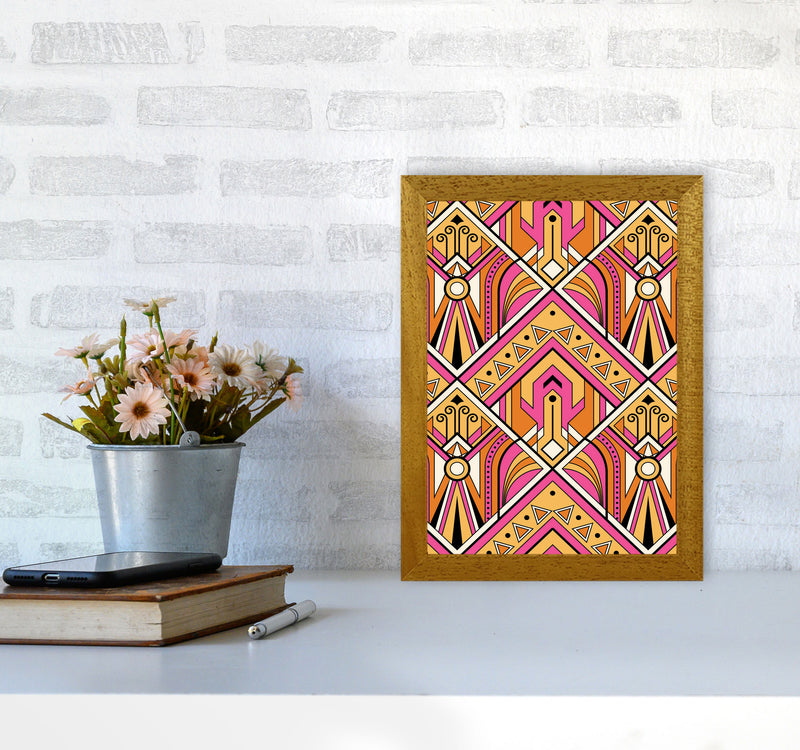 Pink Patterns Art Print by Jason Stanley A4 Print Only
