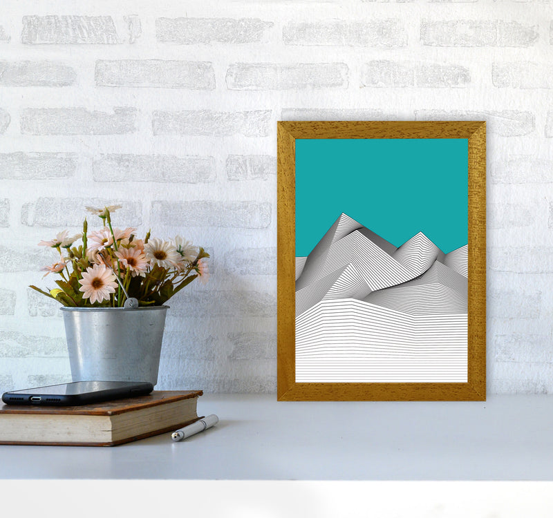 Blue Mountain Art Print by Jason Stanley A4 Print Only