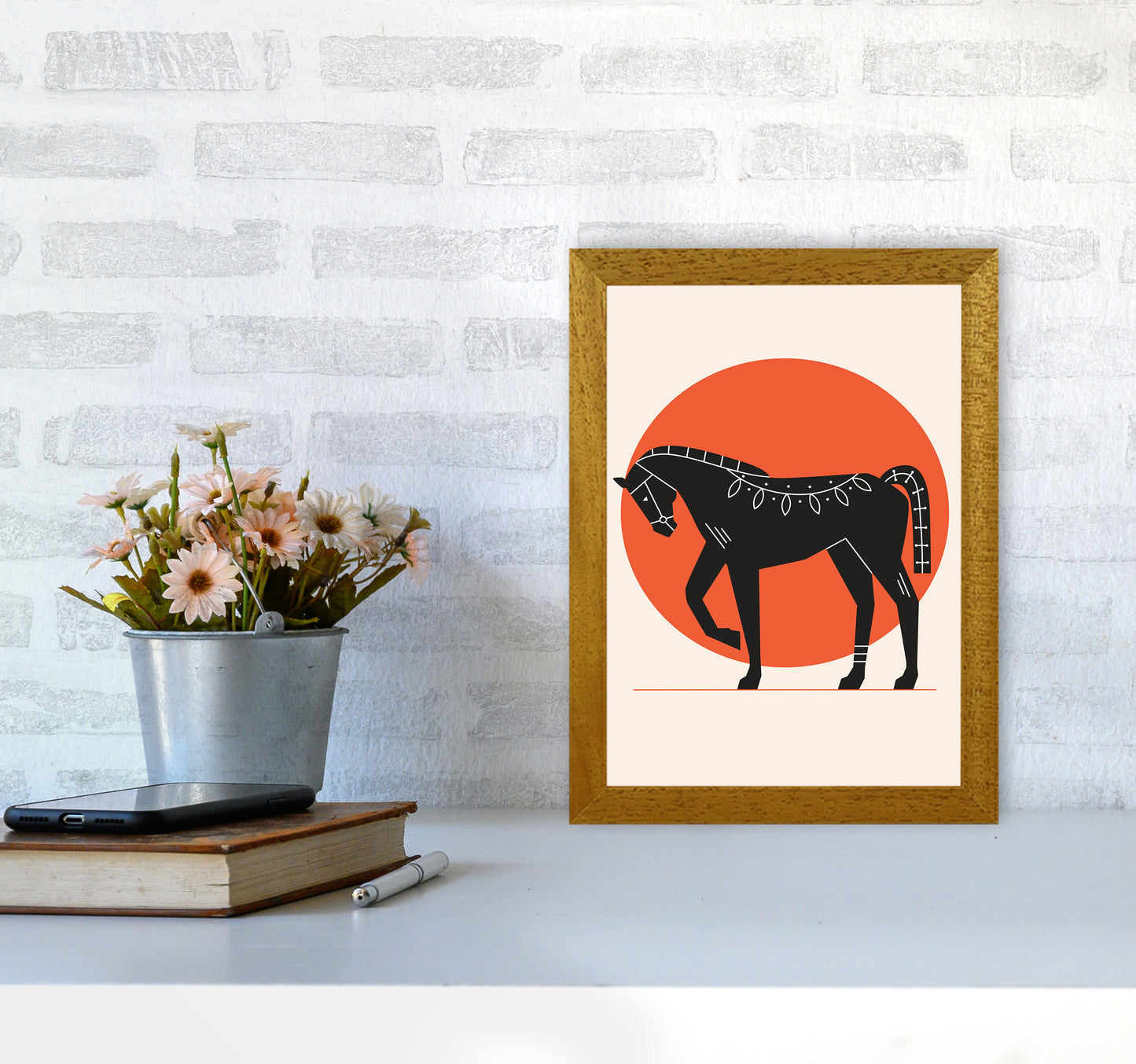Proud Horse Art Print by Jason Stanley A4 Print Only