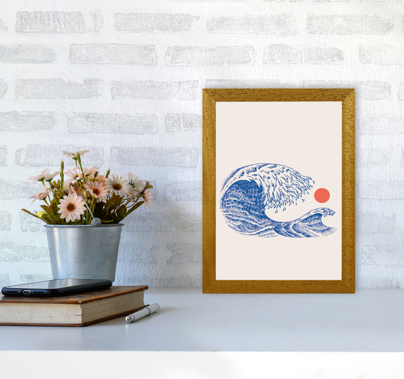 The Wave II Art Print by Jason Stanley A4 Print Only