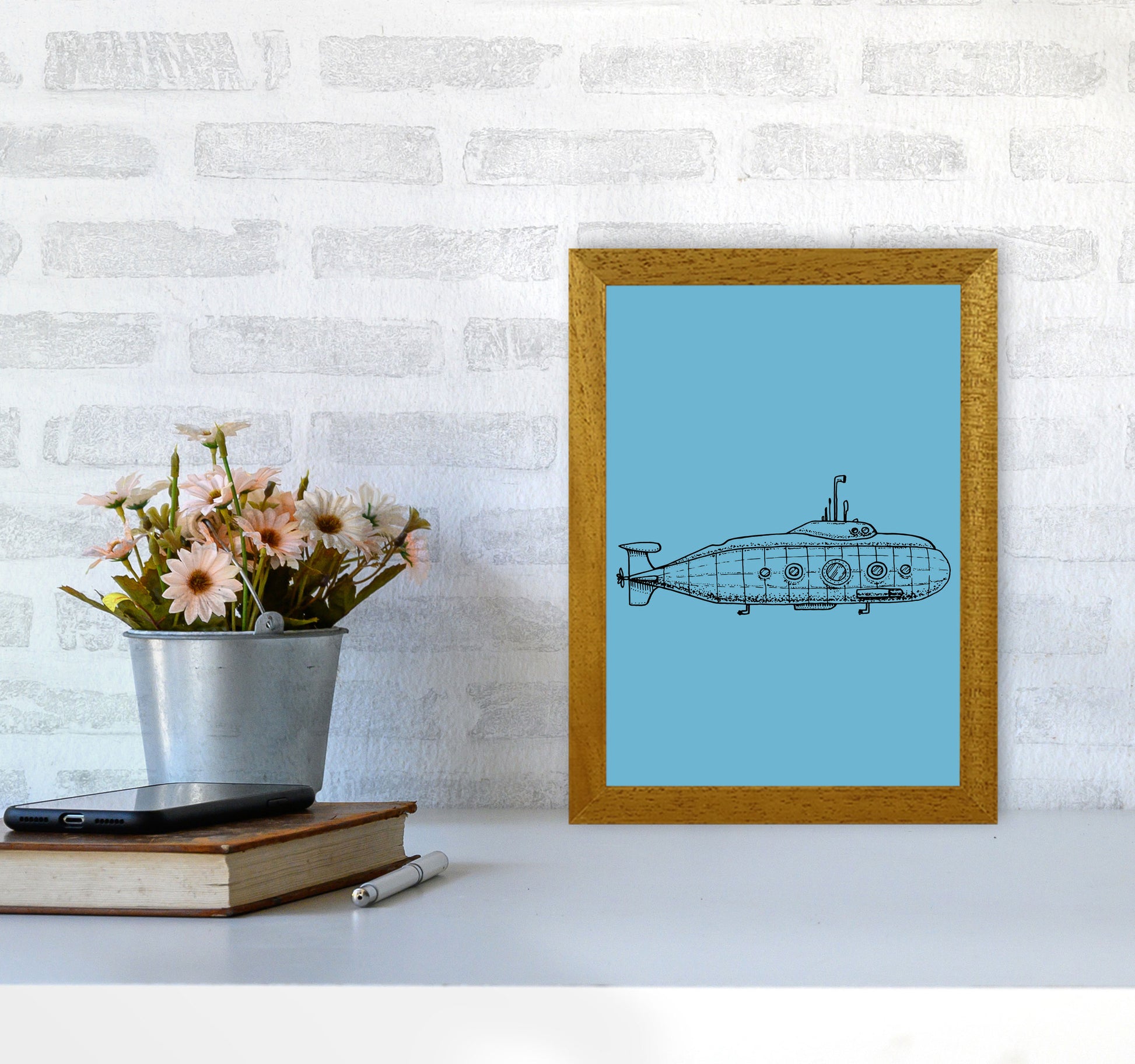 Below Sea Art Print by Jason Stanley A4 Print Only