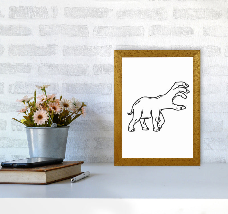 Hand-Head Art Print by Jason Stanley A4 Print Only