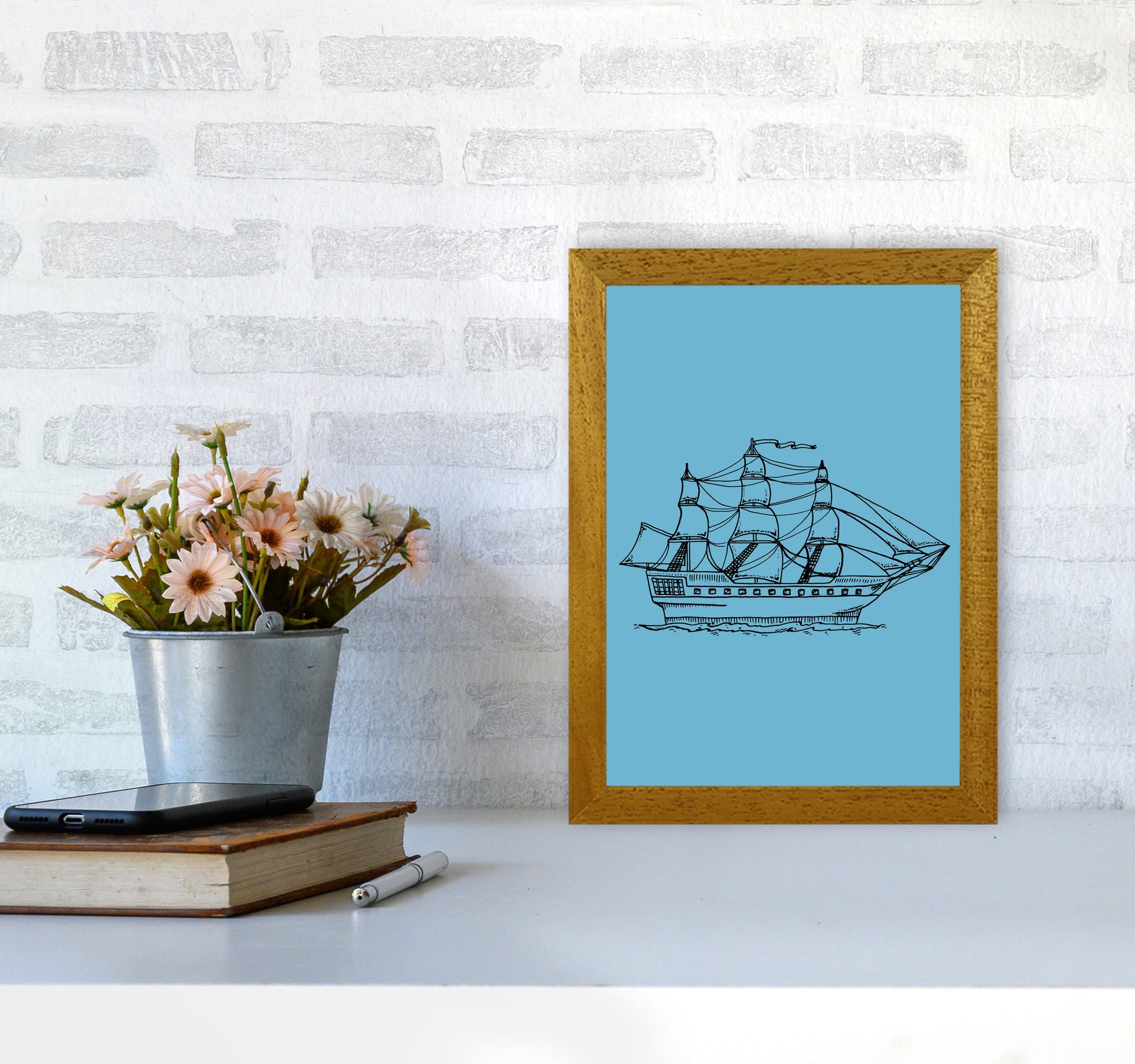 Above Sea Art Print by Jason Stanley A4 Print Only