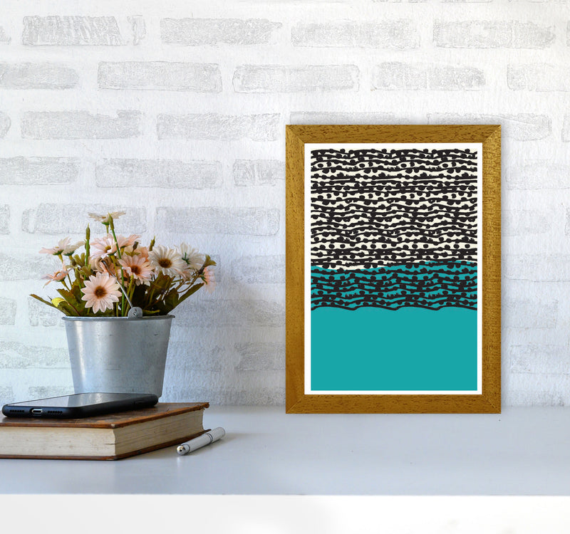 Blue Vibe Art Print by Jason Stanley A4 Print Only