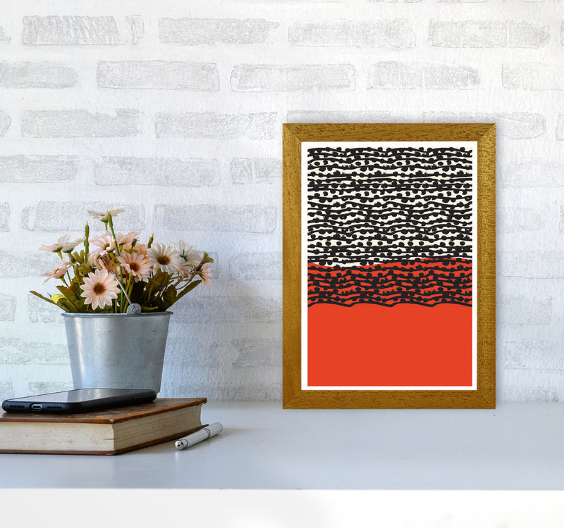 Red Vibe 2 Art Print by Jason Stanley A4 Print Only