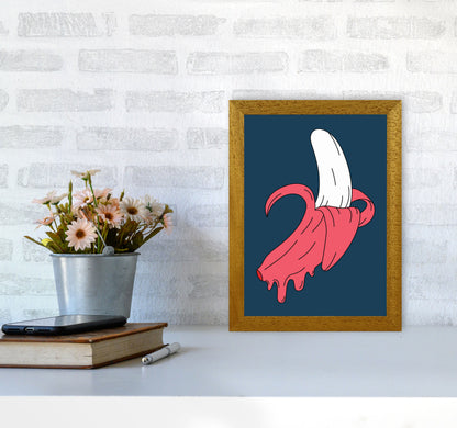 Melting Banana Art Print by Jason Stanley A4 Print Only