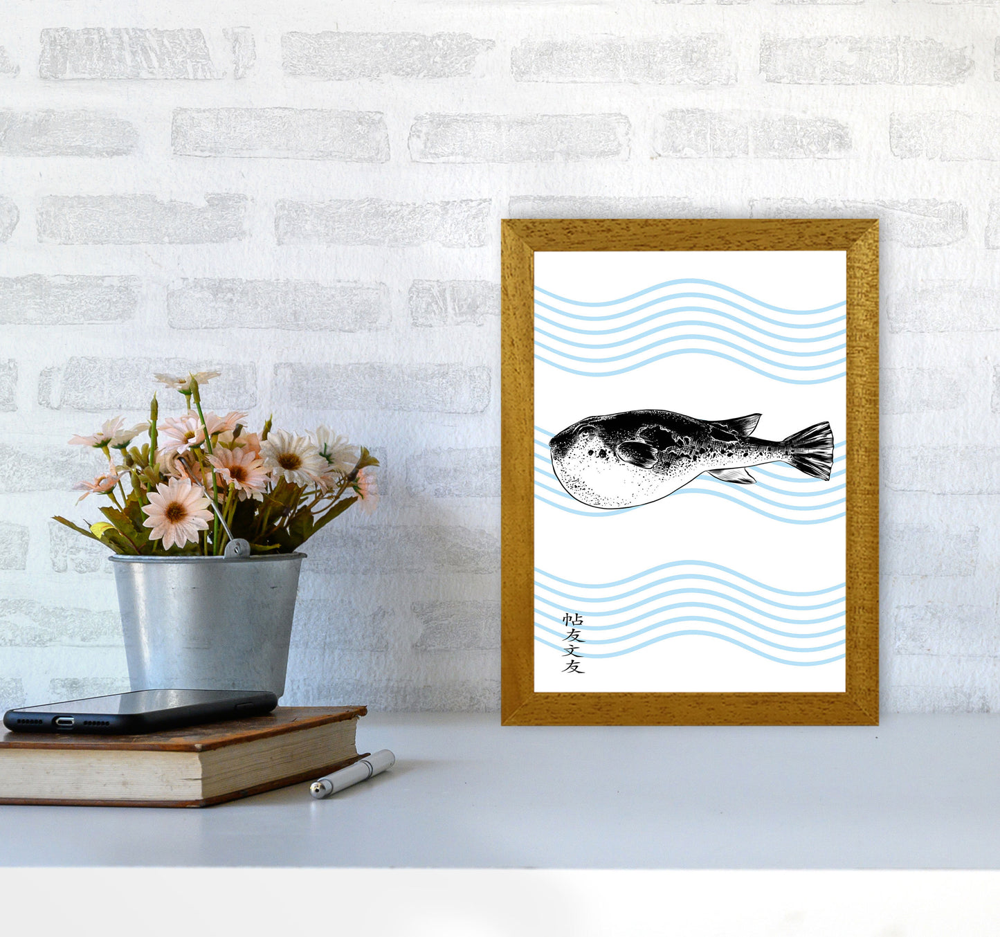 Fugu Art Print by Jason Stanley A4 Print Only