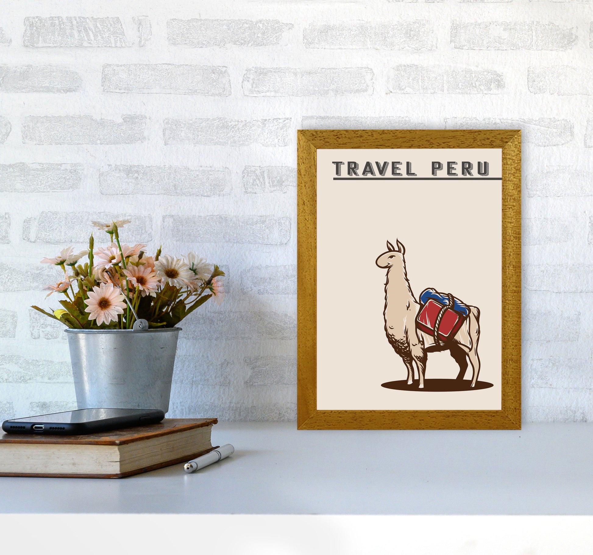 Travel Peru Art Print by Jason Stanley A4 Print Only