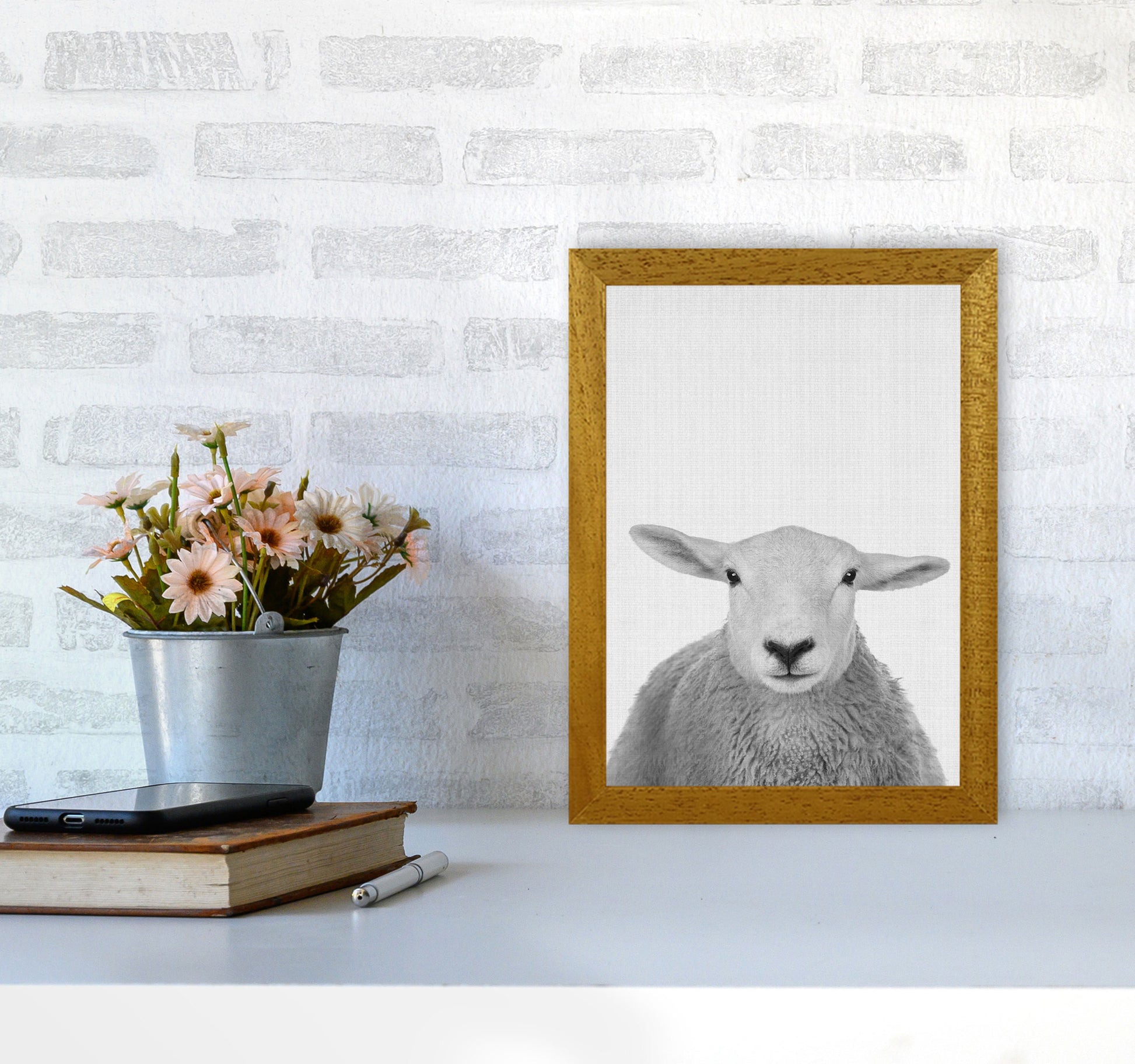Trust This Wise Sheep Art Print by Jason Stanley A4 Print Only