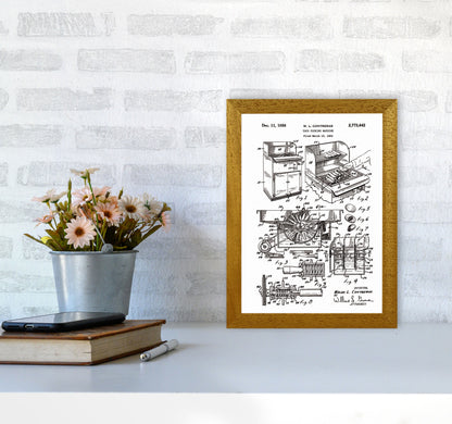 Taco Cooking Machine Patent Art Print by Jason Stanley A4 Print Only