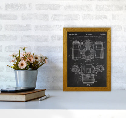 Vintage Camera Patent Art Print by Jason Stanley A4 Print Only