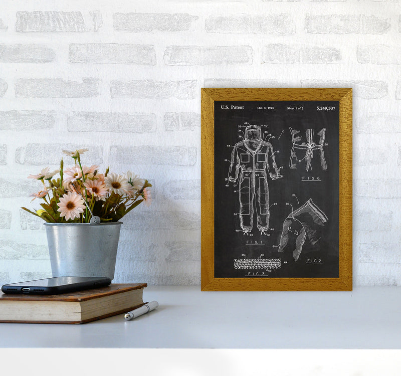 Bee Suit Patent Art Print by Jason Stanley A4 Print Only